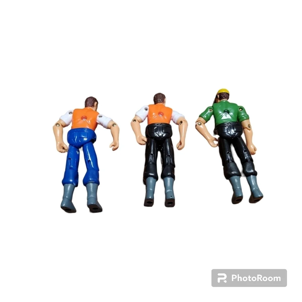 3 vintage gi joe figures lot